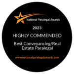 Lucas & Wyllys National Paralegal Awards 2023 Julie Garrod Highly Commended Conveyancing Paralegal