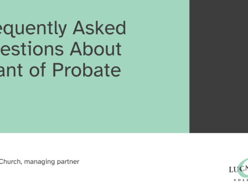 Frequently Asked Questions About Grant of Probate